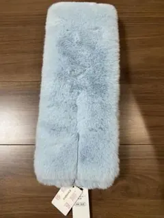 comocca マフラー ブルー