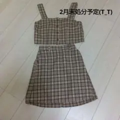 WEGO チェック柄 セットアップ