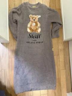 Steiff meets GELATO PIQUE ブラウン ルームウェア