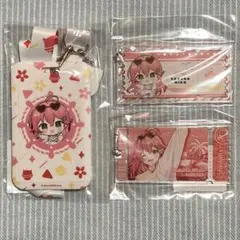 DMMスクラッチ さくらみこ チャーム付きカードホルダー アクリルキーホルダー