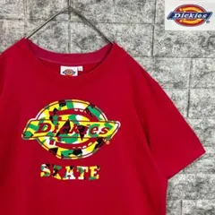 Dickies SKATE ディッキーズ カモフラロゴ 半袖 Tシャツ 古着