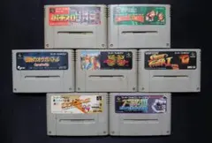 SFC　ジャンク品 ゲームソフト7本セット