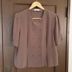 レディース　ブラウントップス　半袖　VINVERT 春夏秋のサムネイル