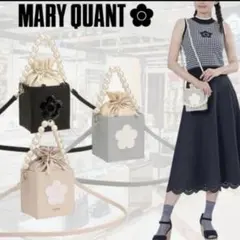 MARYQUANT マリークワント パールデコレーションショルダーバッグ バッグ