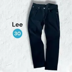 リー ロゴ ストレッチ 日本製 デニムパンツ S ブラック 美脚 シンプル 人気