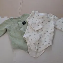 長袖　肌着/ボディスーツ2点セット