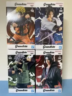 NARUTO Grandista ナルト　サスケ　イタチ　カカシ　4点セット
