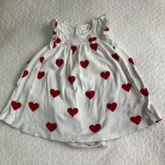 Petit Bateau ハートのワンピース