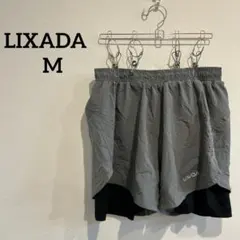 美品✨LIXADA 【M】ランニングショーツ グレー/ブラック