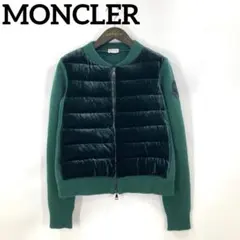 極美品　MONCLER モンクレール カシミヤ混　ニット切替　ダウン Mのサムネイル