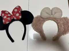ミニーちゃん＆ダッフィー カチューシャ セット