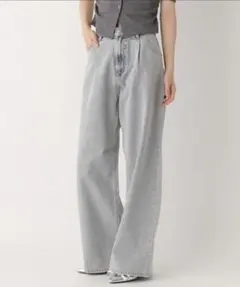 Heather ハイウエストデニムワイドパンツ2　250170