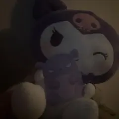 クロミちゃん ぬいぐるみ 紫 約50cm