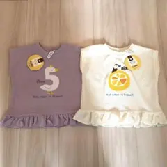 【新品未使用】トイザらス　子供用ノースリーブトップス 80cm 2点セット