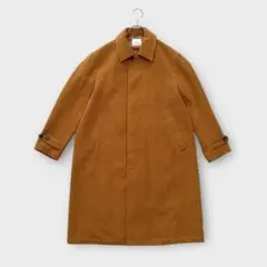 美品　JUN RED (S) ステンカラー　コート　キャメル　比翼　近年モデル