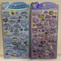 【国内正規品】うるちゅるポップシール　サンリオ　シナモン　クロミ　ベビー