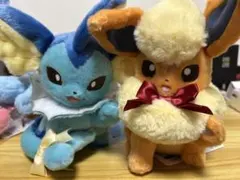 ポケモンセンター イーブイコレクション ぬいぐるみ ブースター シャワーズ 2点