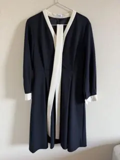 【TONAL】紺色ワンピース