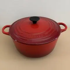 新品 未使用 LE CREUSET ココット ロンドン 22cm ル・クルーゼ Le Creuset ココット・ロンド 22cm コットン 2101 鋳物