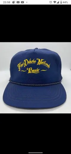 ヴィンテージ　企業ロゴ　キャップ　US買付品