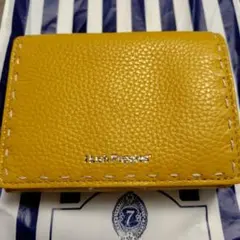 ★ハッシュパピー【新品未使用】二つ折り財布 フォルテ イエロー HP5073 本革 RF 人気 使いやすい カード収納多 即決 特価 セール 格安！ ハッシュパピー 二つ折り財布 レディース フォルテHP5072 中