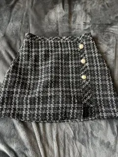 GRL ツイード ミニタイトスカート