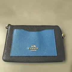 COACH コインケース ネイビー