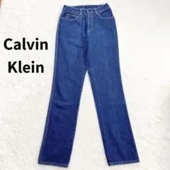 USA製★ 【カルバンクライン】 ストレートデニムパンツ ブルー W32のサムネイル