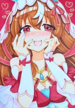 手描きイラスト 大色紙 ウマ娘プリティーダービー ジェンティルドンナ