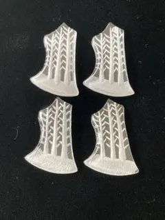針葉樹のインタリオ　4点セット