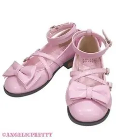 Angelic Pretty Tea Party Shoes ピンク Mのサムネイル