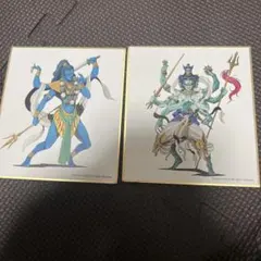 真・女神転生 ミニ色紙 2枚セット