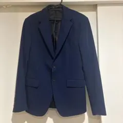 【美品】ZARA テーラードネイビージャケット　36のサムネイル