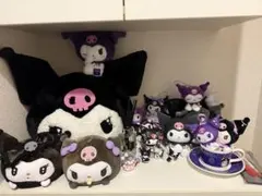 クロミぬいぐるみセット 黒・紫