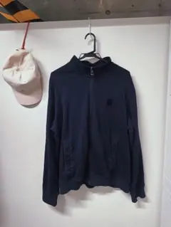 TOMMY HILFIGERジップアップジャケットブラック シンプル人気デザイン