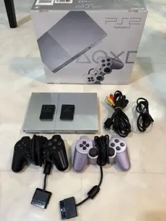 【動作品箱付】プレイステーション2 PS2SCPH-90000サテンシルバー