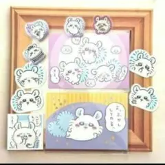 ちいかわ　モモンガ　ダイカットステッカー　ブロマイド　マシュマロ風シール
