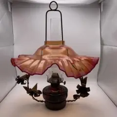 良品！北一硝子　キタイチガラス　アルコールランプ　レトロ　アンティーク 北一硝子 オイルランプ アルコールランプ アンバーガラス きたいち