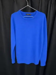 BARNEYS NEWYORK クルーネックニット ブルー Lサイズのサムネイル