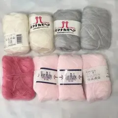 ハマナカモヘア Von Ruby 毛糸 まとめ売り