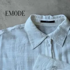 EMODA　 カットオフデザインシャツ 長袖　Size F