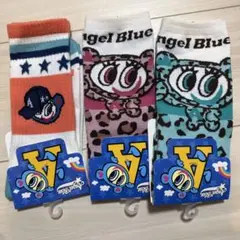 新品Angel Blue キャラクターソックス 3足セット