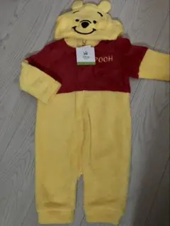 新品　Disney Baby くまのプーさん 着ぐるみ カバーオール 80cm