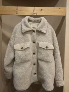 Chico ボアジャケット クリーム色　アイボリー