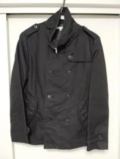 アーバンリサーチ 黒 ジャケット ピーコート 38サイズ