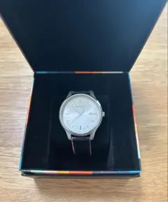 Paul Smith アナログ時計 シルバー/ブラック