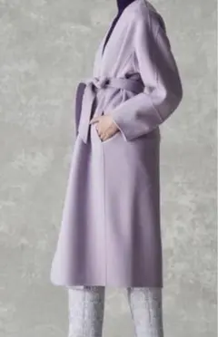 出品は2月まで　ドゥロワー　ロングコート　36 ラベンダー