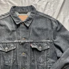 90s Euro Levi's 70503先染め ブラックデニム