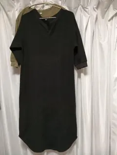 2枚セット　ワッフルカットソーワンピース