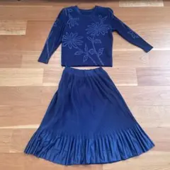 レトロ風　スカートセットアップ